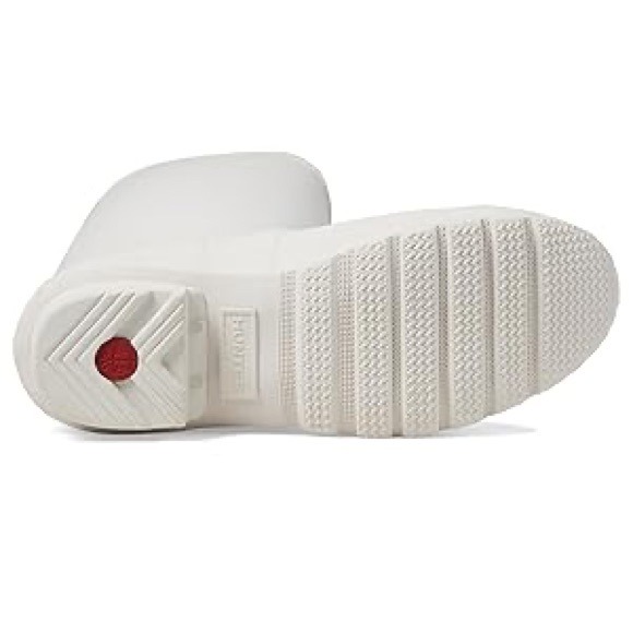 Hunter Original Tall Exaggerated Buckle Boot White Willow 9 M - Picture 3 of 5